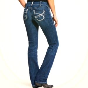 Ariat Real Ivy Dresden mid-rise straight jeans Plus size 16W
